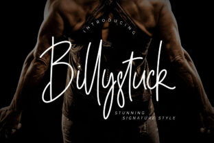 Billystuck Typeface: A Script Font for Editorial Charm