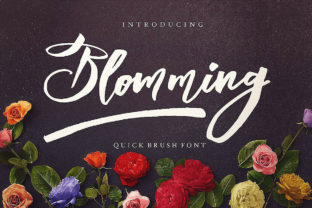 Blomming: A Handwritten Brush Font for Bold Brands