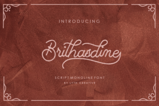 Brithasdine: The Script Font for Scroll-Stopping Design