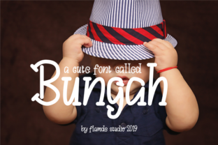 Bungah: A Playful Script Font for Editorial Design