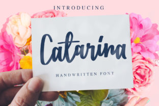 Catarina: A Handwritten Script Typeface for Editorial Design