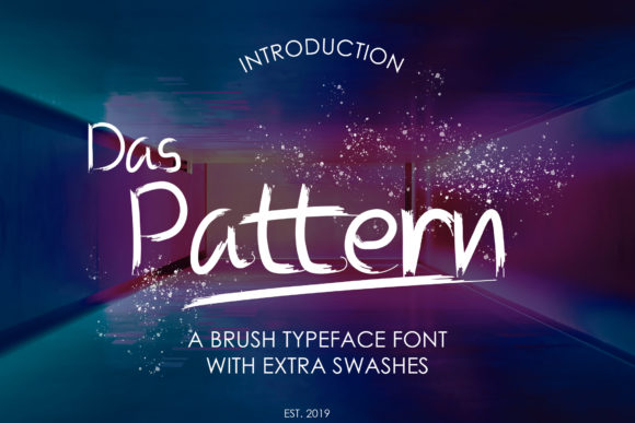 Das Pattern: A Brush Typeface for Authentic Brands
