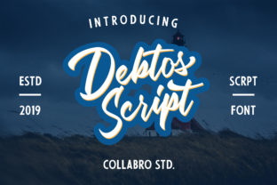 Debtos: A Handmade Script Font for Editorial Design