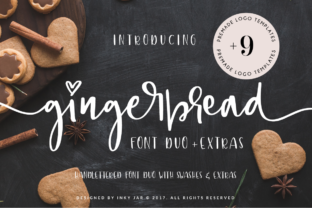 Gingerbread Duo: A Playful Script Font for Campaigns