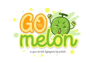 Go Melon: A Playful Display Typeface for Modern Editorial Design