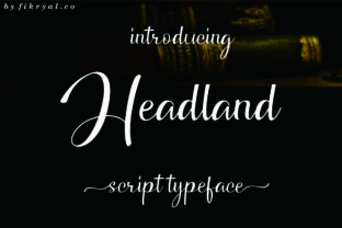 Headland: A Versatile Script Font for Editorial Design