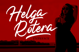 Helga Rotera: A Bold Script Typeface for Editorial Design