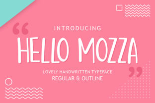 Hello Mozza: A Handwritten Font for Branding