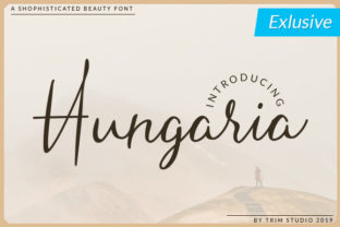 Hungaria: A Script Font for Elegant Web Design