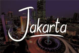 Jakarta Typeface: A Bold Script for Editorial Design