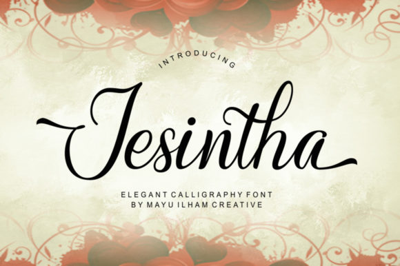 Jesintha: The Elegant Script Font for Crafters