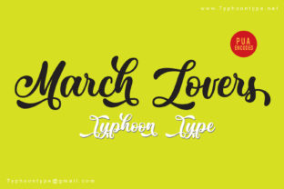 March Lovers: A Bold Display Font for Modern Brands