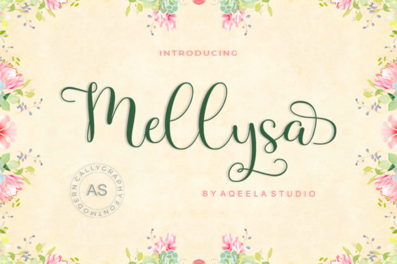 Mellysa: A Modern Script Font for Branding