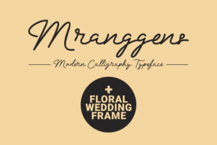 Mranggens Font: A Modern Handwritten Typeface for Web