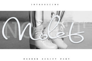 Nolet Typeface: Elegant Script for Editorial Design