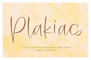 Plakias Font: Elevating Campaign Visuals with Chic Script