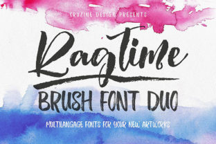 Ragtime Font: A Handwritten Typeface for Editorial Design