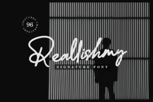 Reallishmy: A Signature Font for Professional Branding