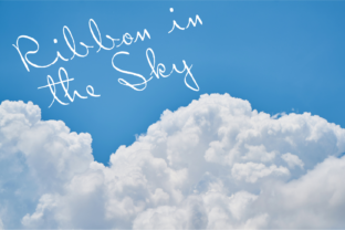 Ribbon in the Sky: A Handwritten Font for Digital Charm