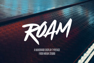 Roam: A Bold Handwritten Font for Makers