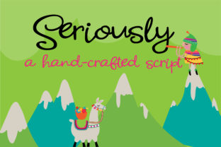 Seriously: A Script Font for Editorial Elegance