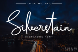 Silverstain: A Handwritten Font for Web Design