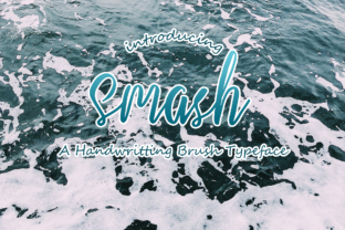 Smash: A Handwritten Script Font for Makers