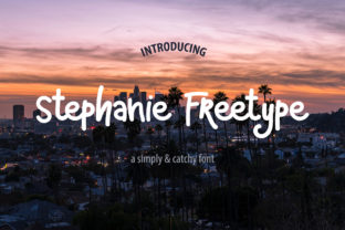 Stephanie Freetype: A Warm Handwritten Font for Brands