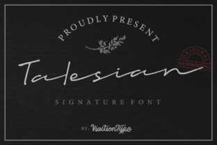Talesian: A Handwritten Font for Digital Branding