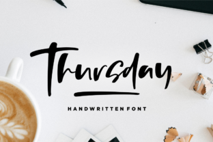 Thursday: A Modern Handwritten Font for Web Design