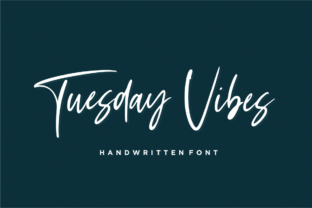 Tuesday Vibes: A Modern Script Font for Branding