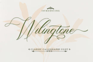 Wilingtone: A Handwritten Typeface for Editorial Elegance