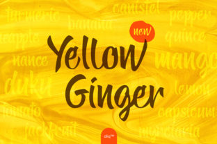 Yellow Ginger Font for Professional Branding